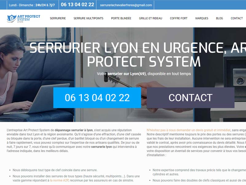 Serrurier Lyon – Art’ Protect System